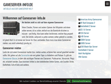 Tablet Screenshot of gameserver-info.de